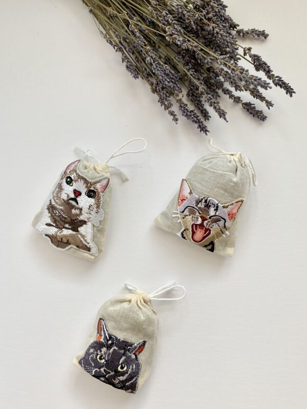 Cat Lavender Sachets