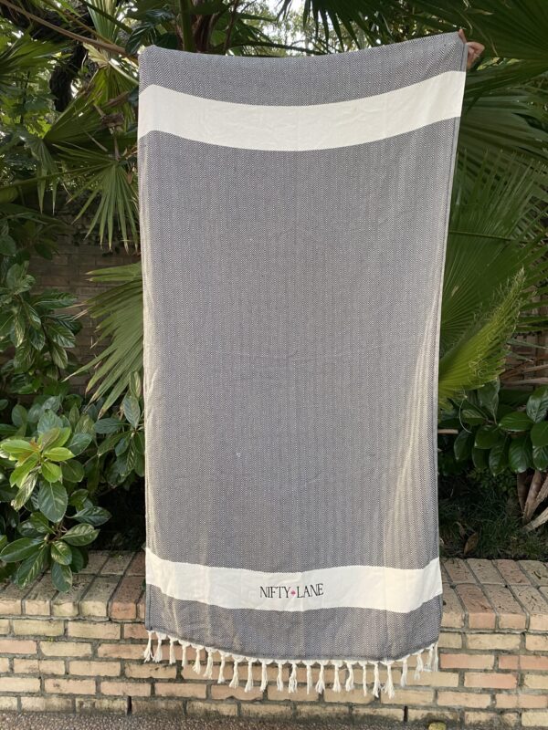 NiftyLane Herringbone Turkish Towel